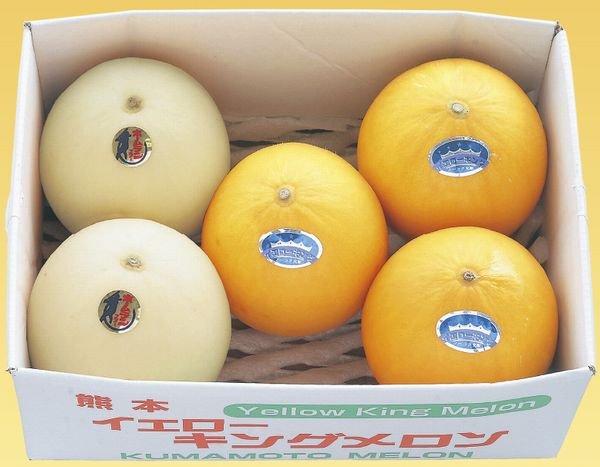 画像1: ホームラン・イエローキングメロン　3〜4玉 (1)