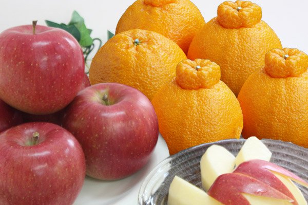 画像1: 【12月中旬から】不知火（しらぬい）＆りんご (1)